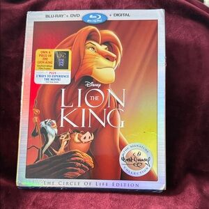 Disney The Lion King Circle of Life Edition blue-ray dvd